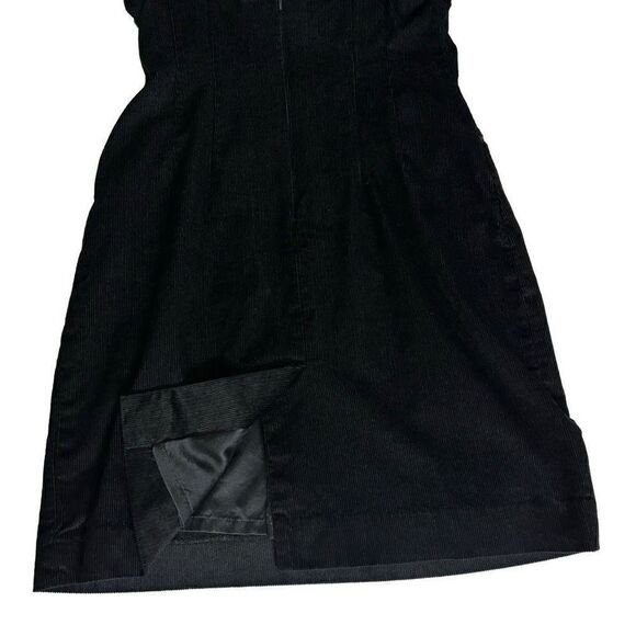 Adam lippes sleeveless corduroy mini dress black - Picture 11 of 13